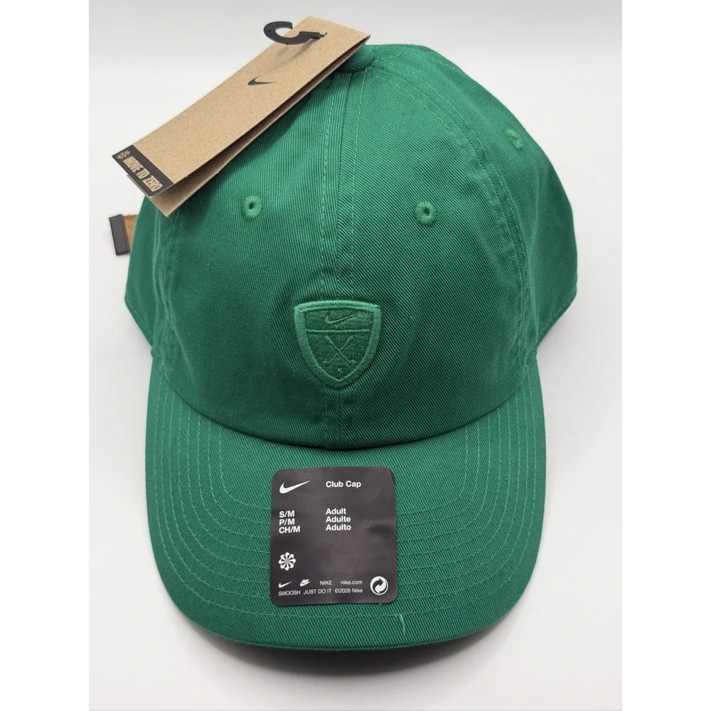 Nike Club Cap IO8275-365 Malachite Green Golf Hat Adjustable Strap S/M Unisex